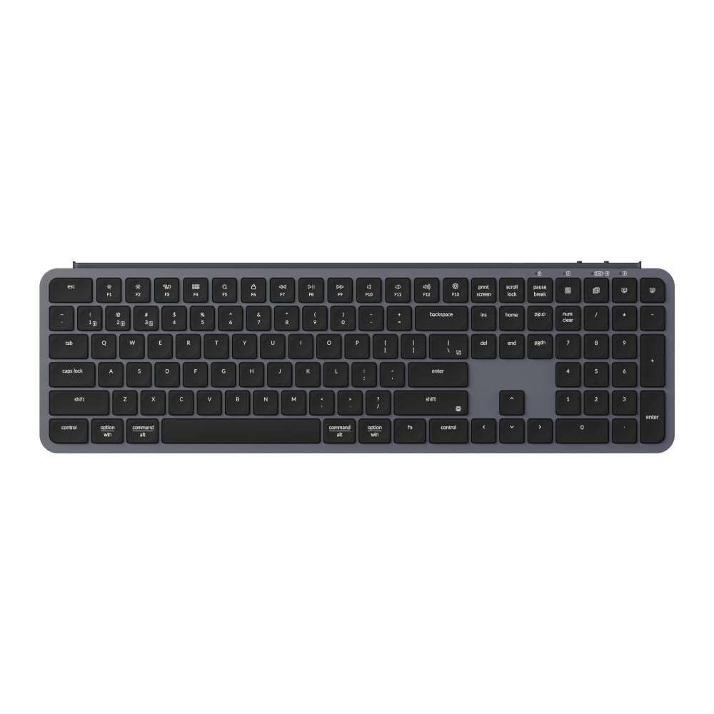 Keychron B6 Pro Ultra-Slim 100% Wireless Keyboard - Space Grey