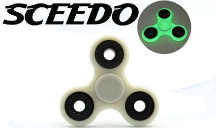 Sceedo 3 Arm Fidget Spinner White