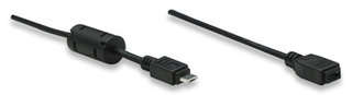 Manhattan 1m Micro USB AM to Micro USB Female Cable