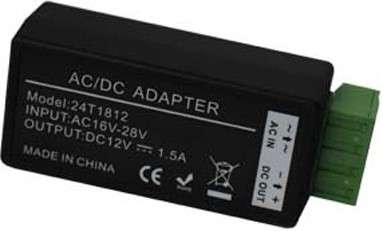 Securnix AC/DC Voltage converter, input:16-28VAC,