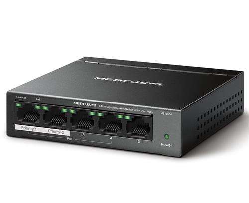 Mercusys MS105 5 Port Gigabit 5GB RJ45 Desktop Switch