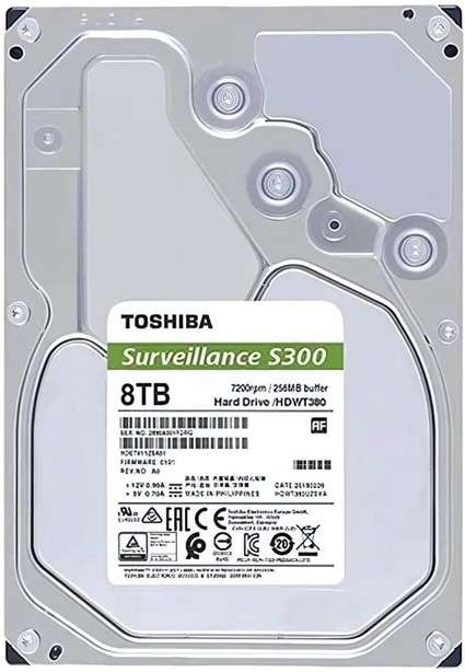 Toshiba S300 3.5 Inch Surveillance SATA Hard Drive Disk