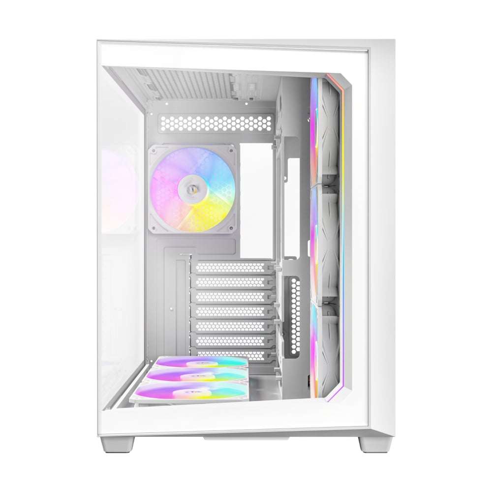 Antec C5 ARGB ATX DUAL Mid Tower Gaming Chassis - White