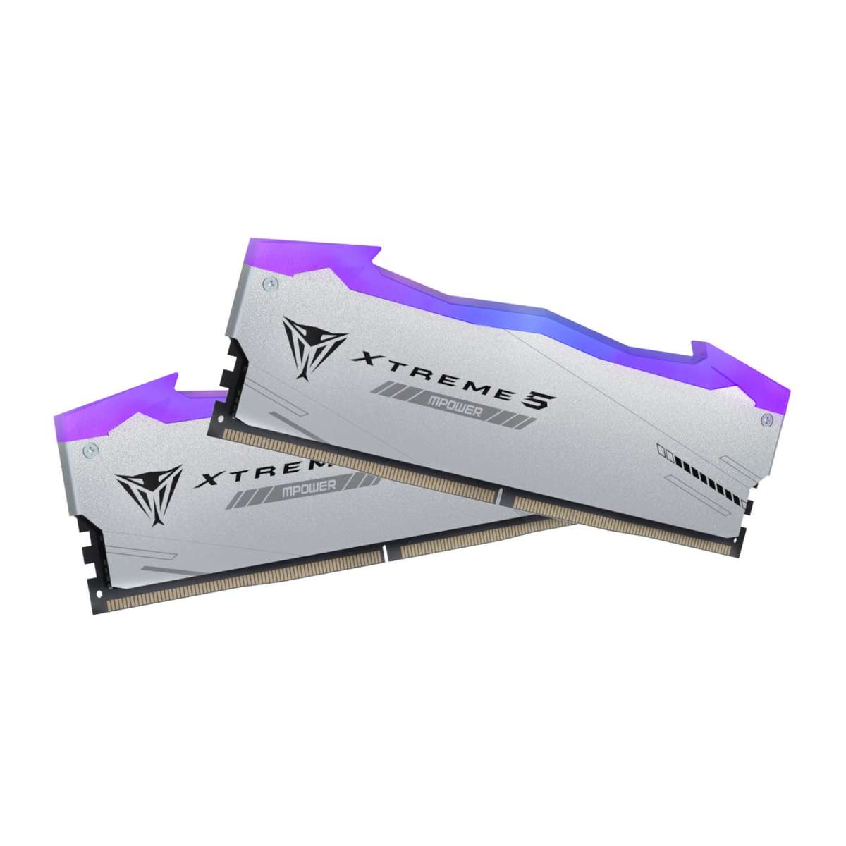 Patriot Viper Xtreme 5 RGB MPower 32GB 6000MHz DDR5 Desktop Gaming Memory Kit - Silver