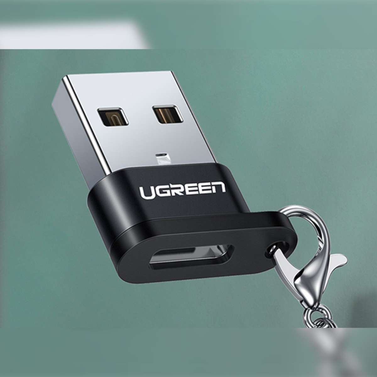 UGREEN USB A Male to USB Type-C Female Adapter (Black)