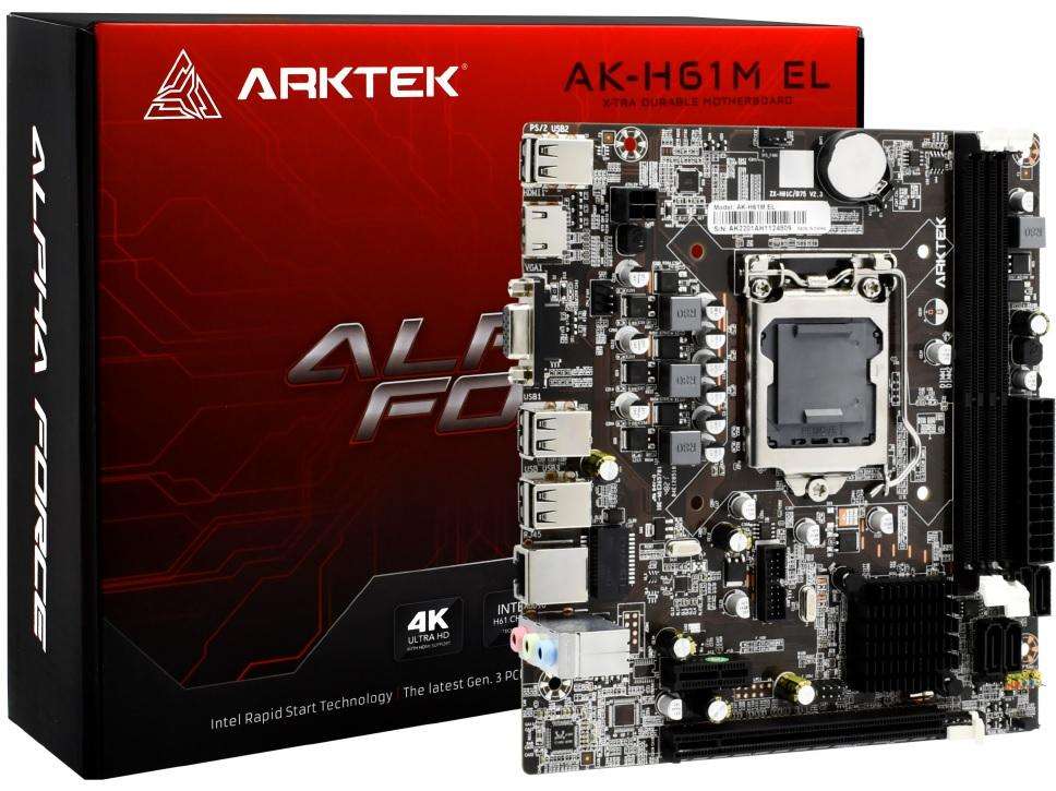 H61 MB, 1155, DDR3, MICRO ATX