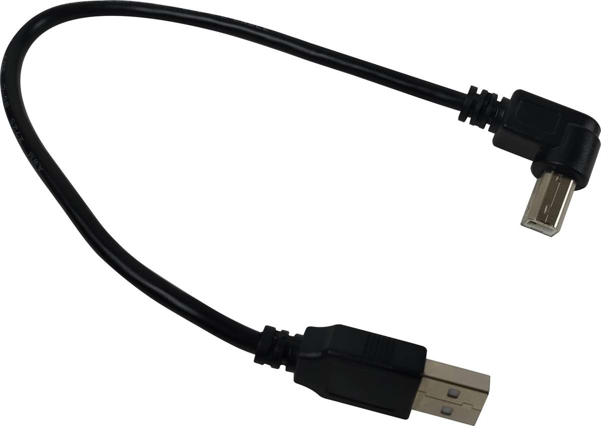 RIGHT ANGLE USB 2 TO TYPE B