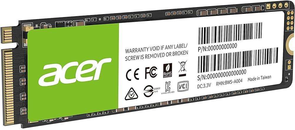M.2 512GB NVME PCIE GEN3 X 4 SSD