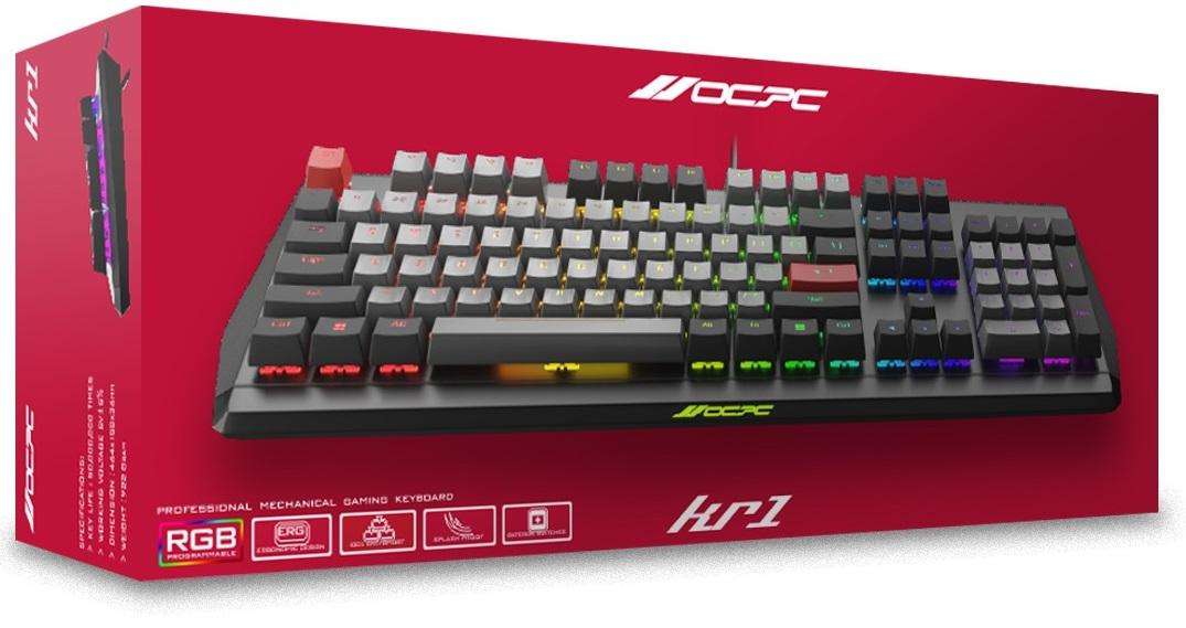 OCPC GAMING KEYBOARD KR1 BLACK/GREY