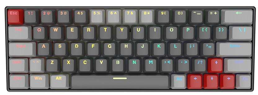 ZERO MINI GAMING KEYBOARD DARK GREY
