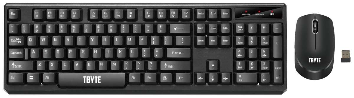 WIRELESS KEYBOARD & MOUSE COMBO