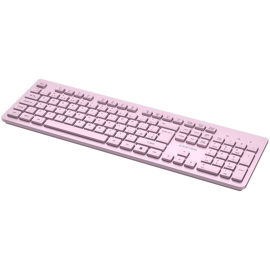 CANYON keyboard HKB-W01 UK/US AAA Wireless Pink