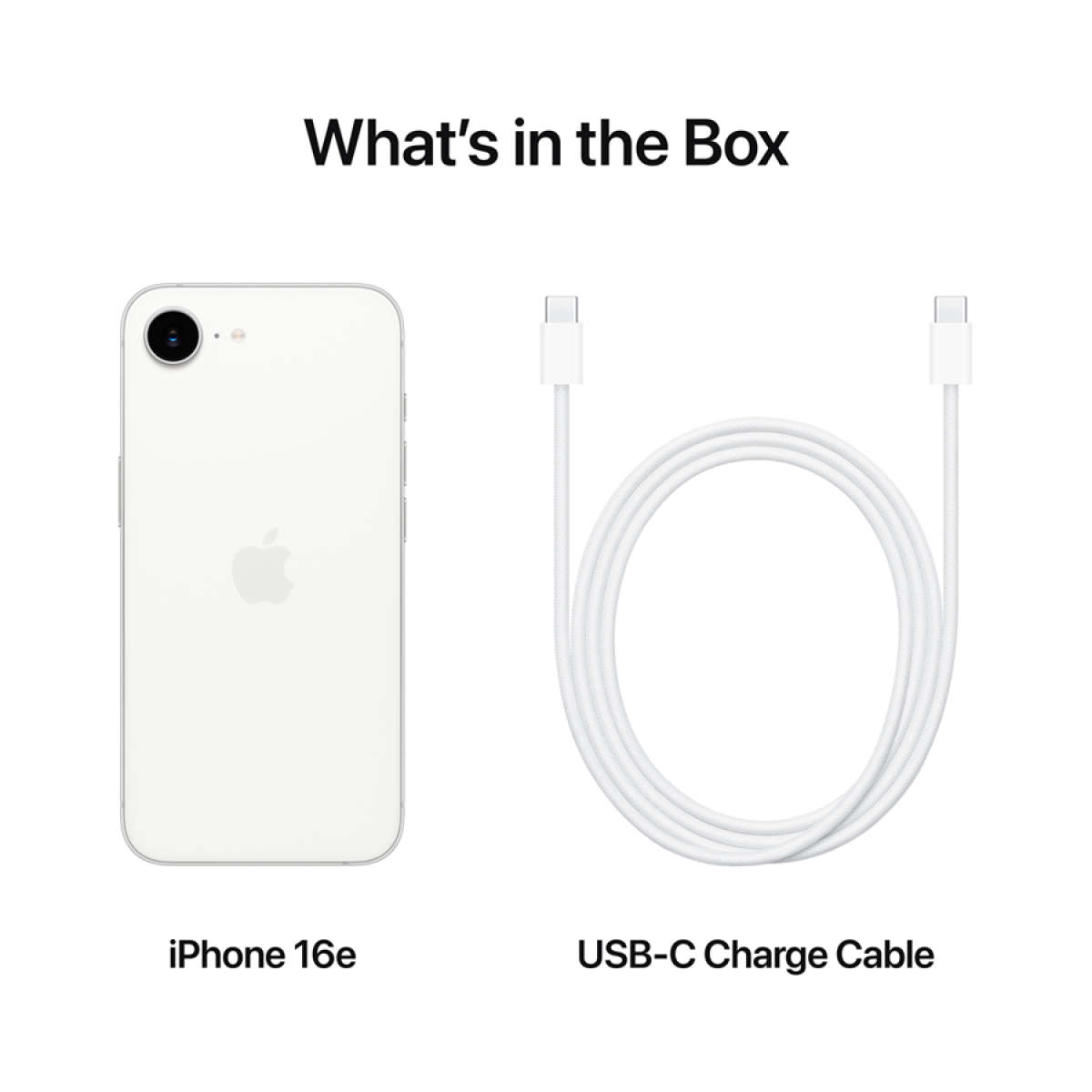 iPhone 16e 256GB White,Model A3409