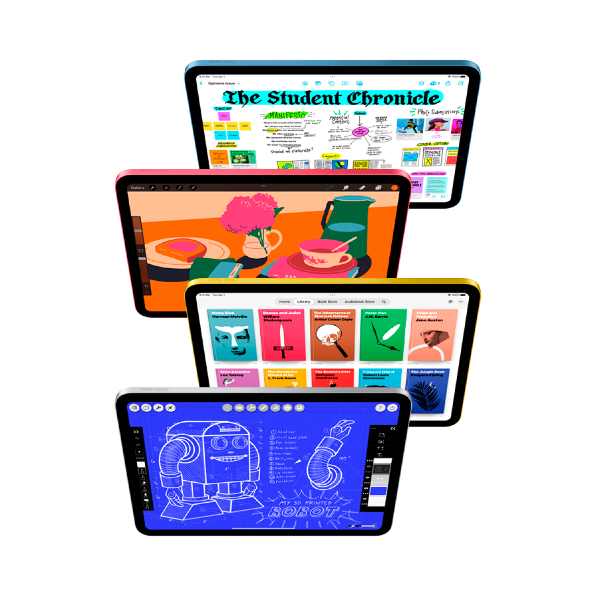 11-inch iPad Wi-Fi + Cellular 512GB - Blue,Model A3355