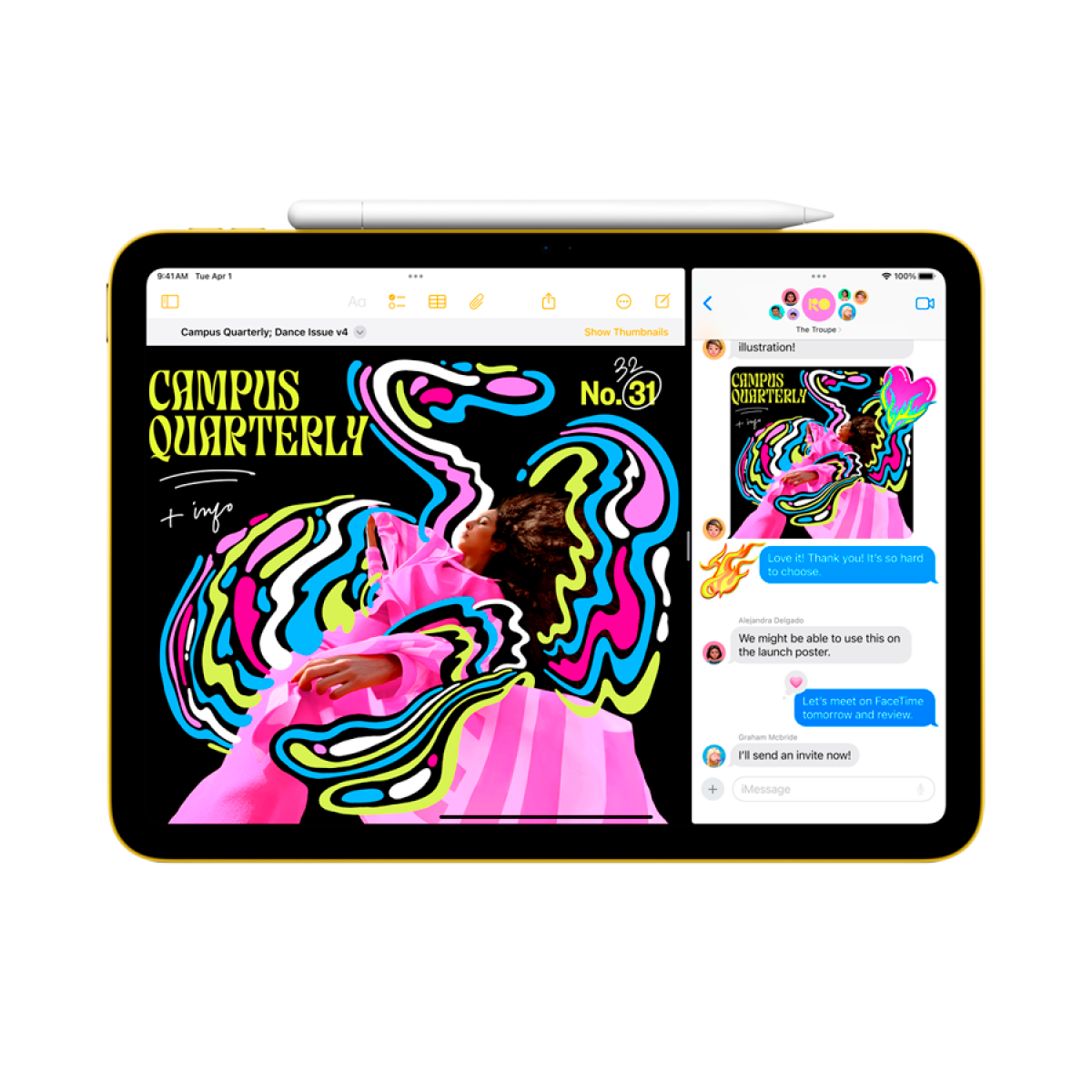 11-inch iPad Wi-Fi + Cellular 128GB - Pink,Model A3355