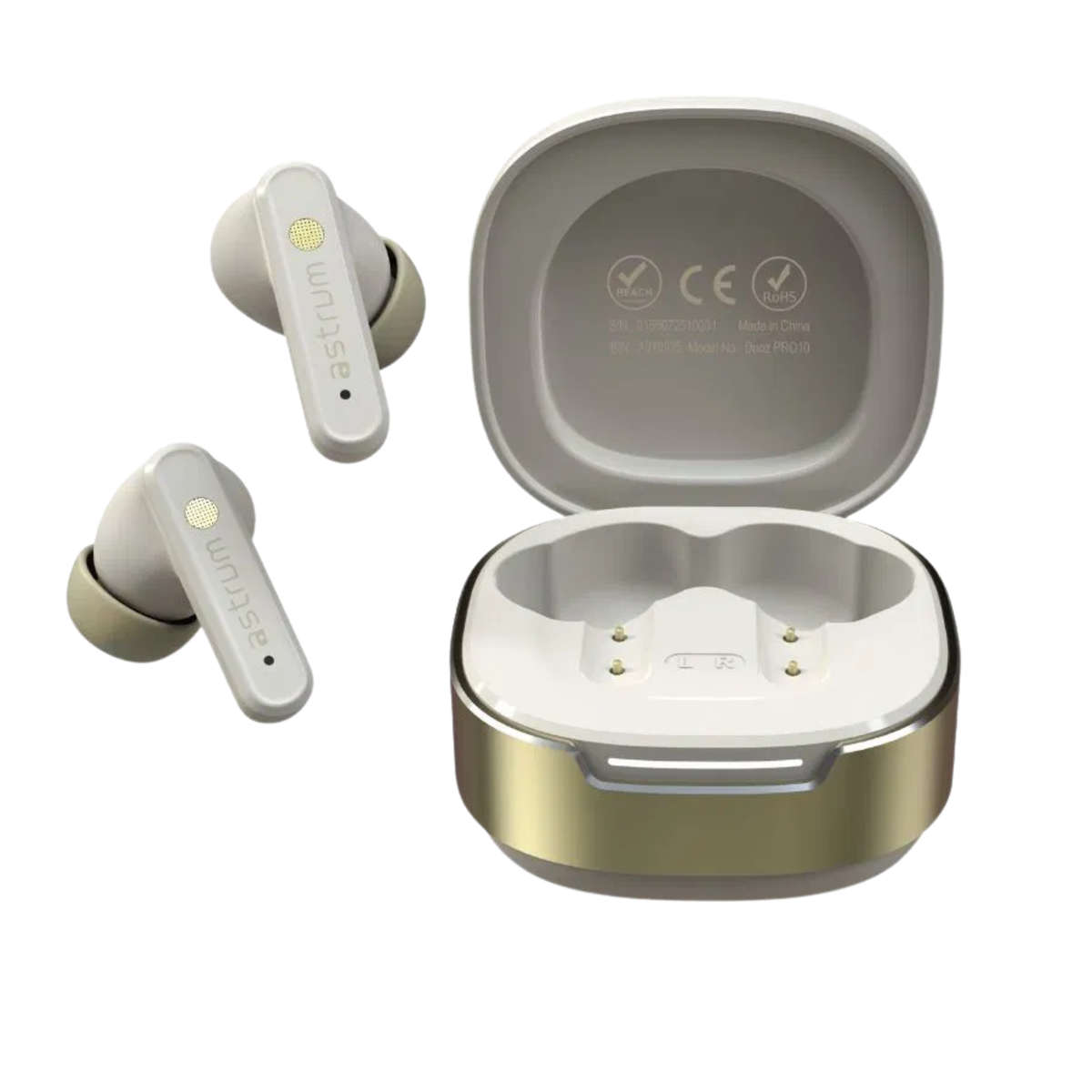 DUOZ PRO10 TWS EARBUDS HYBRID ANC 6MIC W