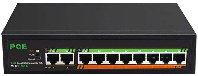 8+2 GIGABIT POE SWITCH