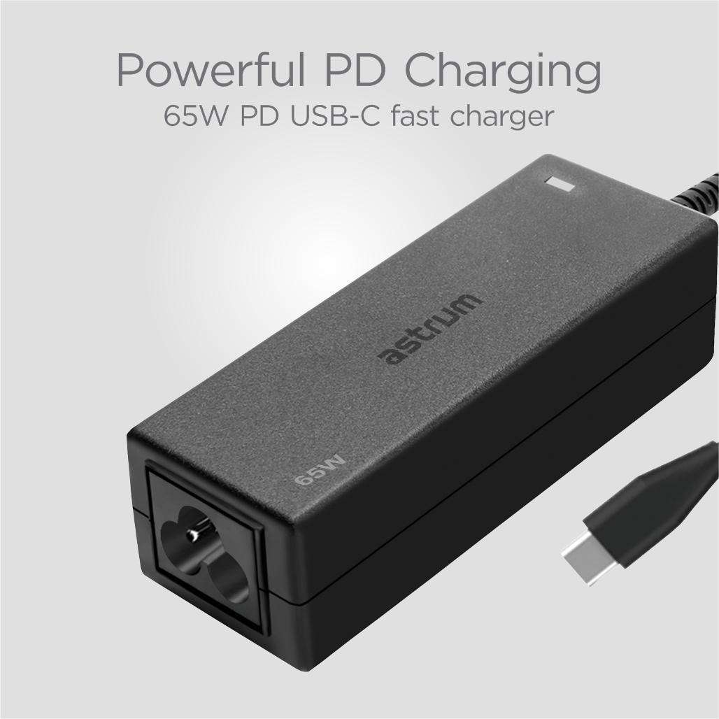 ASTRUM GENERIC CL730 65W Type-C PD Universal Laptop Charger