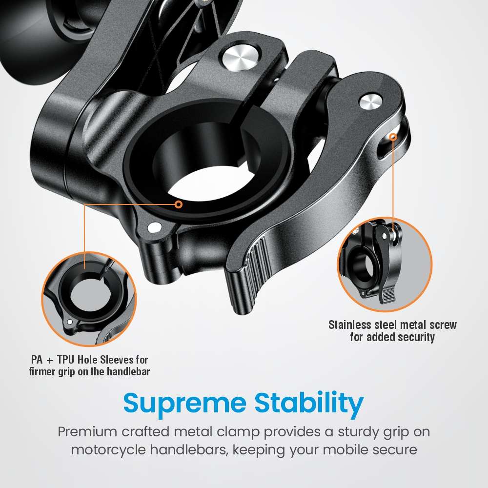 SH300 Ring Mount for Mobile, Rotating Release for Bike / Motorbike