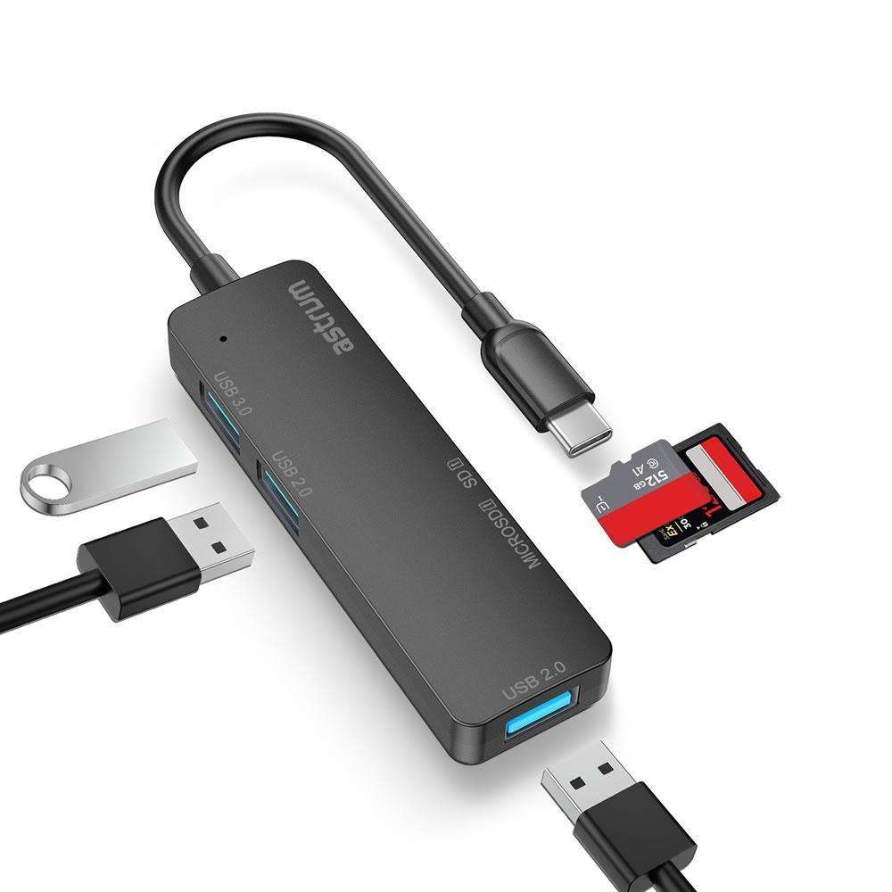 UH030 USB-C and Card Reader Multi-Port Hub