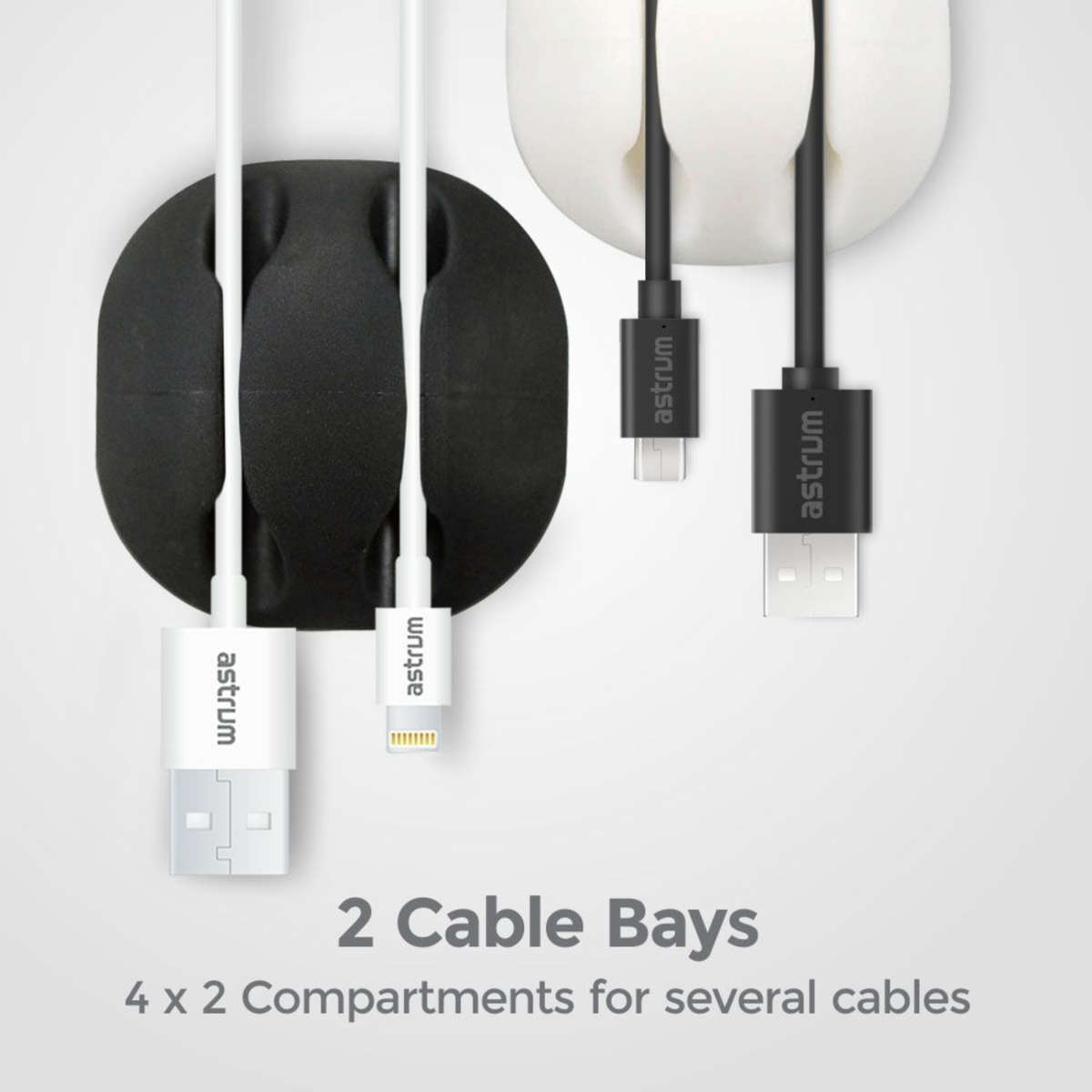 CO040 4x Universal Cable Organizer Clips