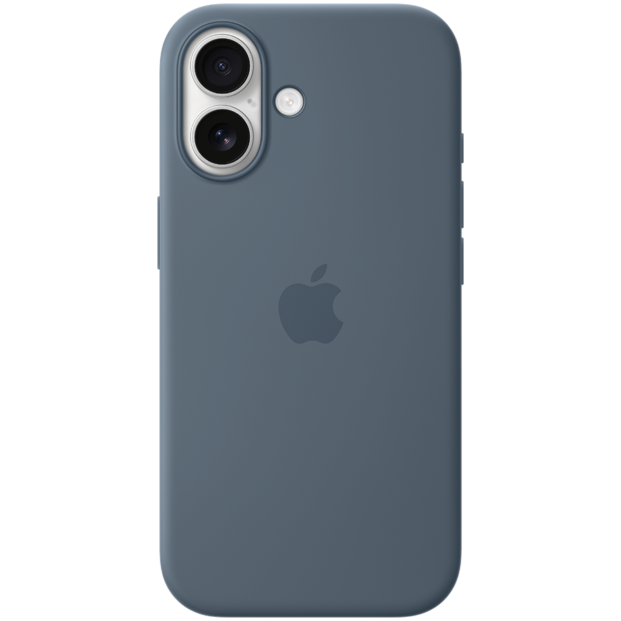 iPhone 17 Silicone Case with MagSafe - Anchor Blue,Model A3558