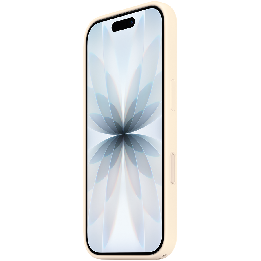 iPhone 17 Silicone Case with MagSafe - Vanilla,Model A3558