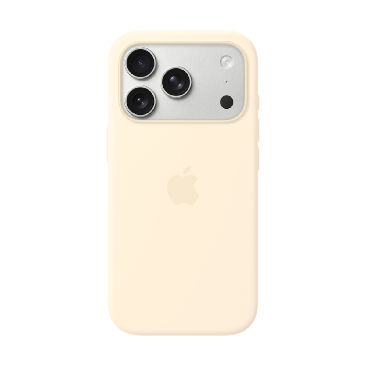 iPhone 17 Pro Silicone Case with MagSafe - Vanilla,Model A3559