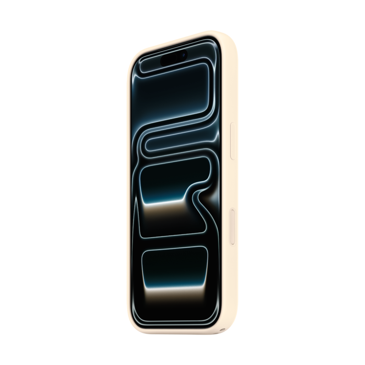 iPhone 17 Pro Silicone Case with MagSafe - Vanilla,Model A3559