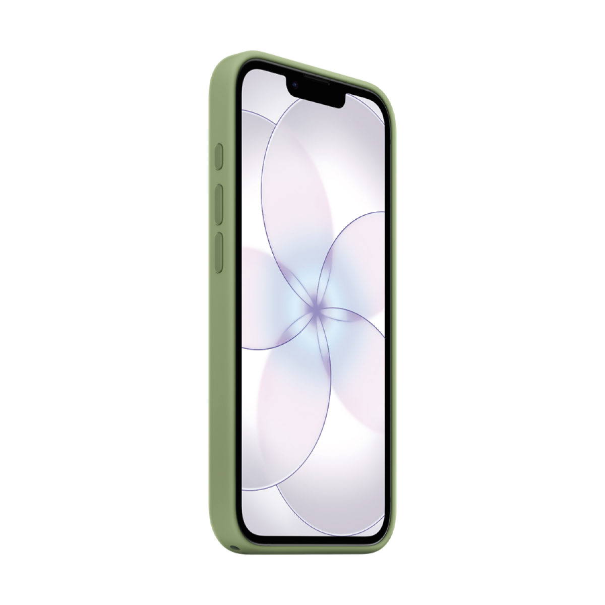iPhone 17e Silicone Case with MagSafe - Light Moss,Model A3646