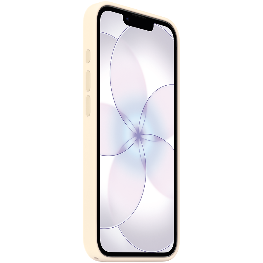 iPhone 17e Silicone Case with MagSafe - Vanilla,Model A3646
