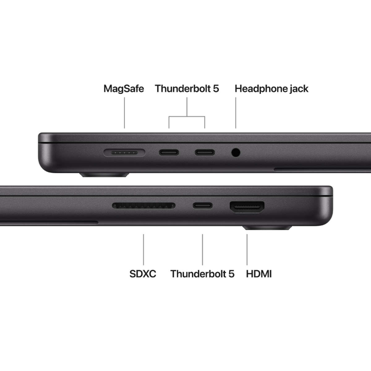 16-inch MacBook Pro: Apple M5 Pro chip with 18-core CPU and 20-core GPU, 24GB, 1TB SSD - Space Bl...