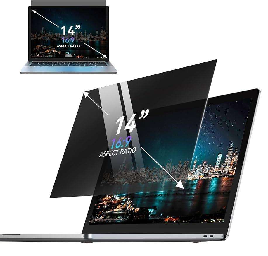 PRIVACY SCREEN PROTECTOR FILTER 14"