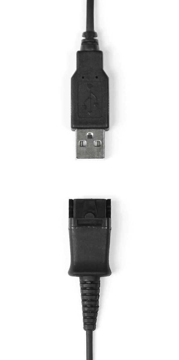 Snom USB Quick Release Adapter for A100M, A100D and PC - Integrated volume and call buttons.