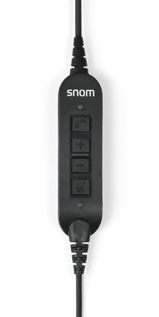 Snom USB Quick Release Adapter for A100M, A100D and PC - Integrated volume and call buttons.