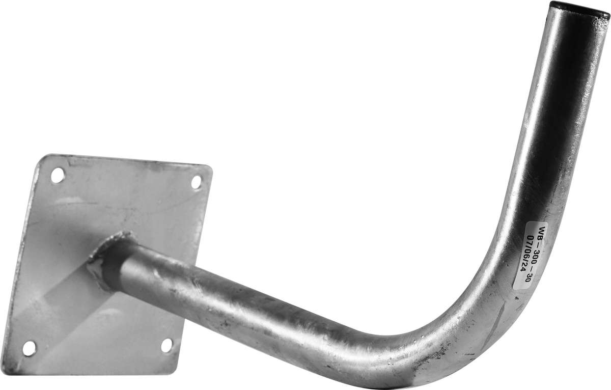 Wall Bracket - 90 Degree Bend - 38mm diameter