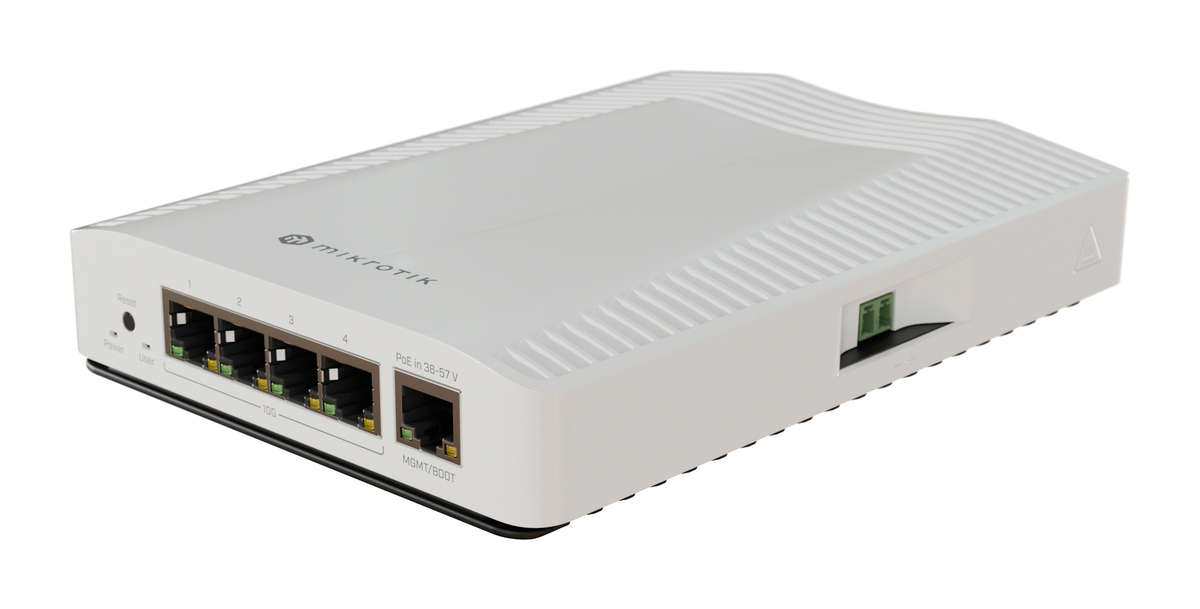 MikroTik Cloud Router Switch 4 Port 10Gbps with PoE Input | CRS304-4XG-IN