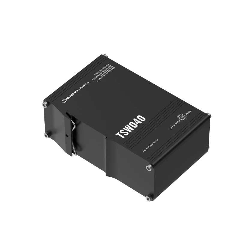 Teltonika Industrial 8 port PoE+ Switch | TTK-TSW040