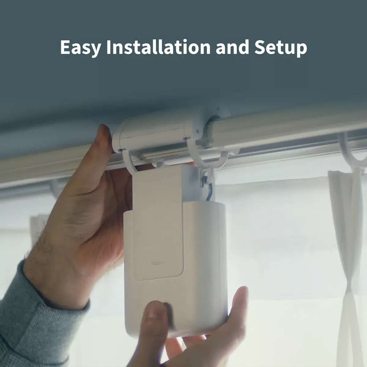 Aqara E1 Smart Curtain Driver Rod Version | CM-M01-ROD