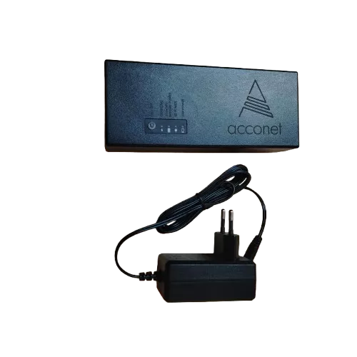 Acconet Mini DC UPS 13200mAh with 12V 2A Power Supply | AC-UPS-MINI-V2-KIT
