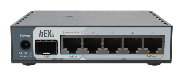 MikroTik hEX S 5-Port Gigabit SFP Router | MT-RBE60iUGS