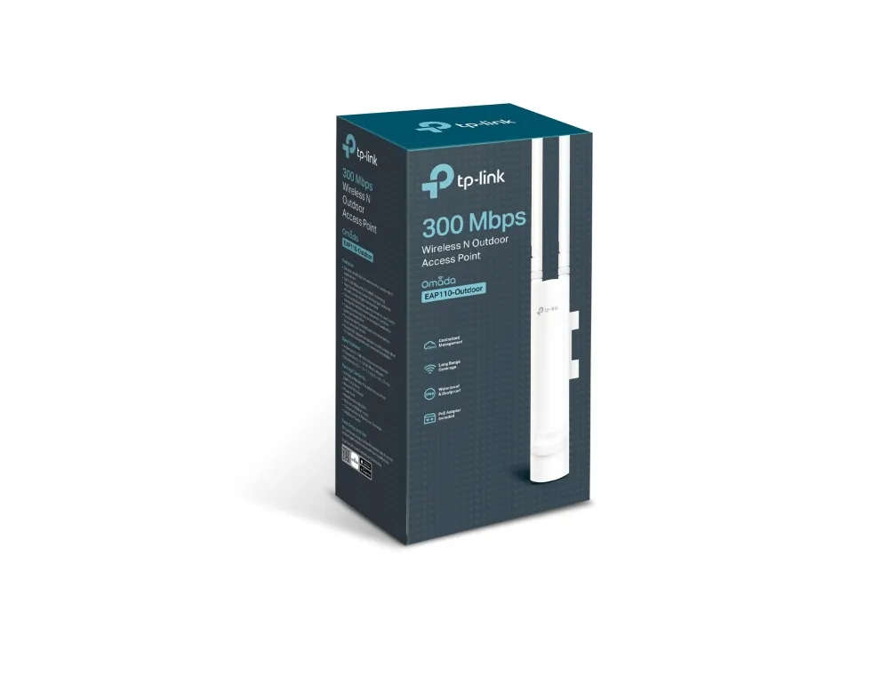 TP-Link Omada EAP110 Outdoor Access Point | TP-EAP110-O