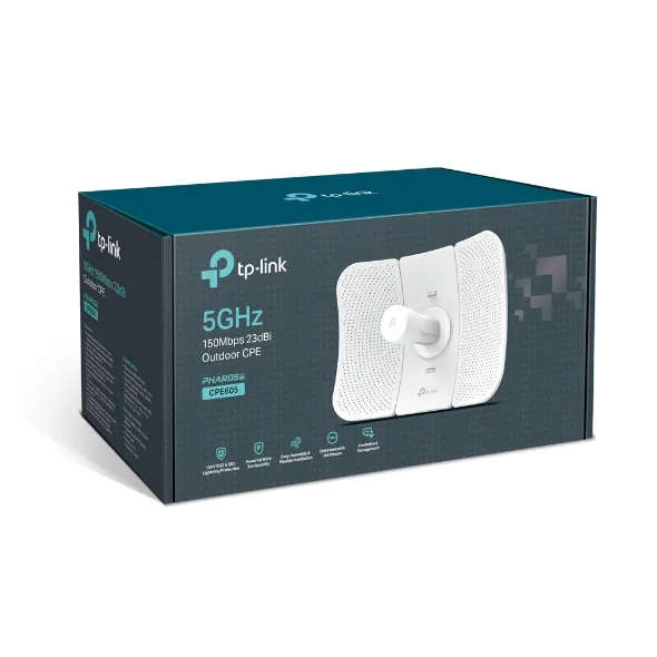 TP-Link 5 GHz 150 Mbps 23 dBi Outdoor CPE