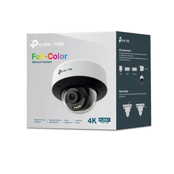 TP-Link VIGI 8MP Full-Color Dome Network Camera | TP-VIGI-S285-4
