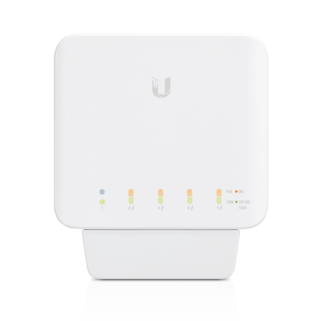 Ubiquiti UniFi Flex 5 Port Gigabit 1 PoE In 4 PoE Out Switch | USW-Flex