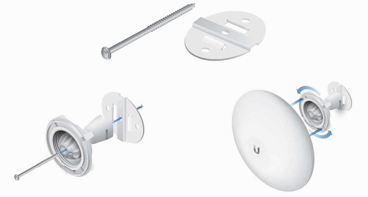 Ubiquiti UISP airMAX Nanobeam M5 16dBi Includes PoE injector | NBE-M5-16