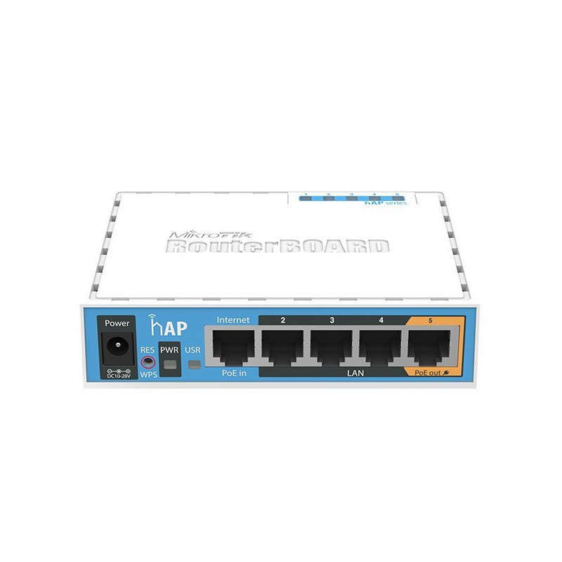 MikroTik hAP - 2.4GHz desktop Wi-Fi Router