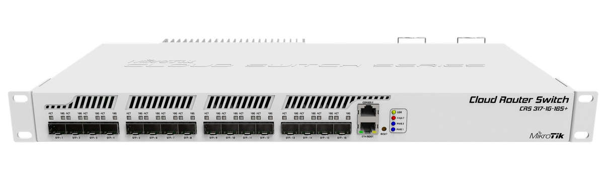 MikroTik CRS317-1G-16S+RM - Cloud Router Switch Dual boot SwOS/RouterOS