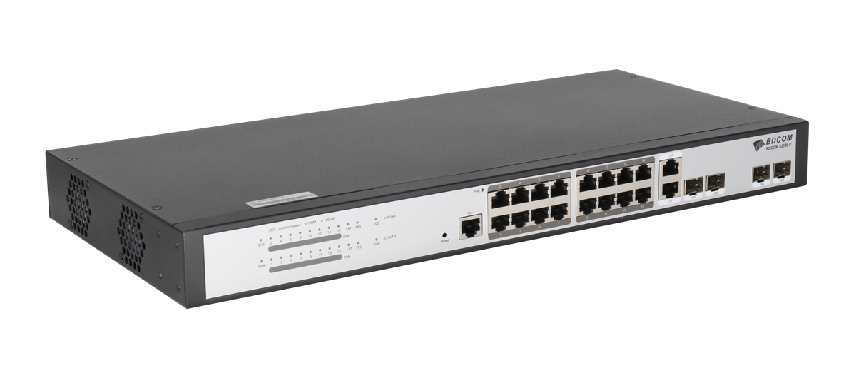 BDCOM 16 Port Gigabit PoE Switch
