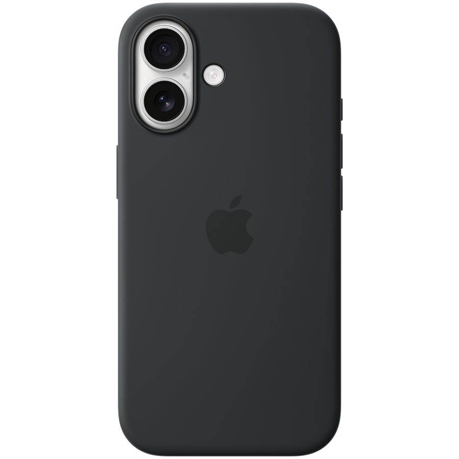 iPhone 17 Silicone Case with MagSafe - Black,Model A3558